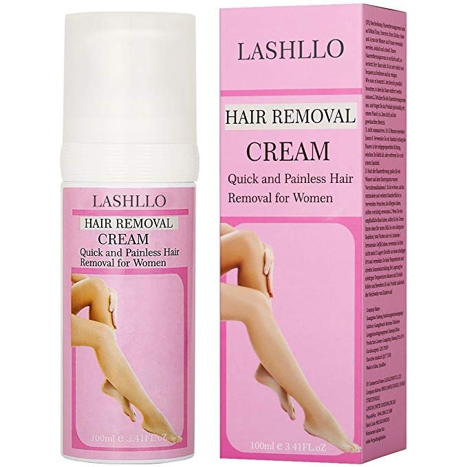 LASHLLO - Crema depilatoria para mujer, depilatoria, 100 ml, rosa ...